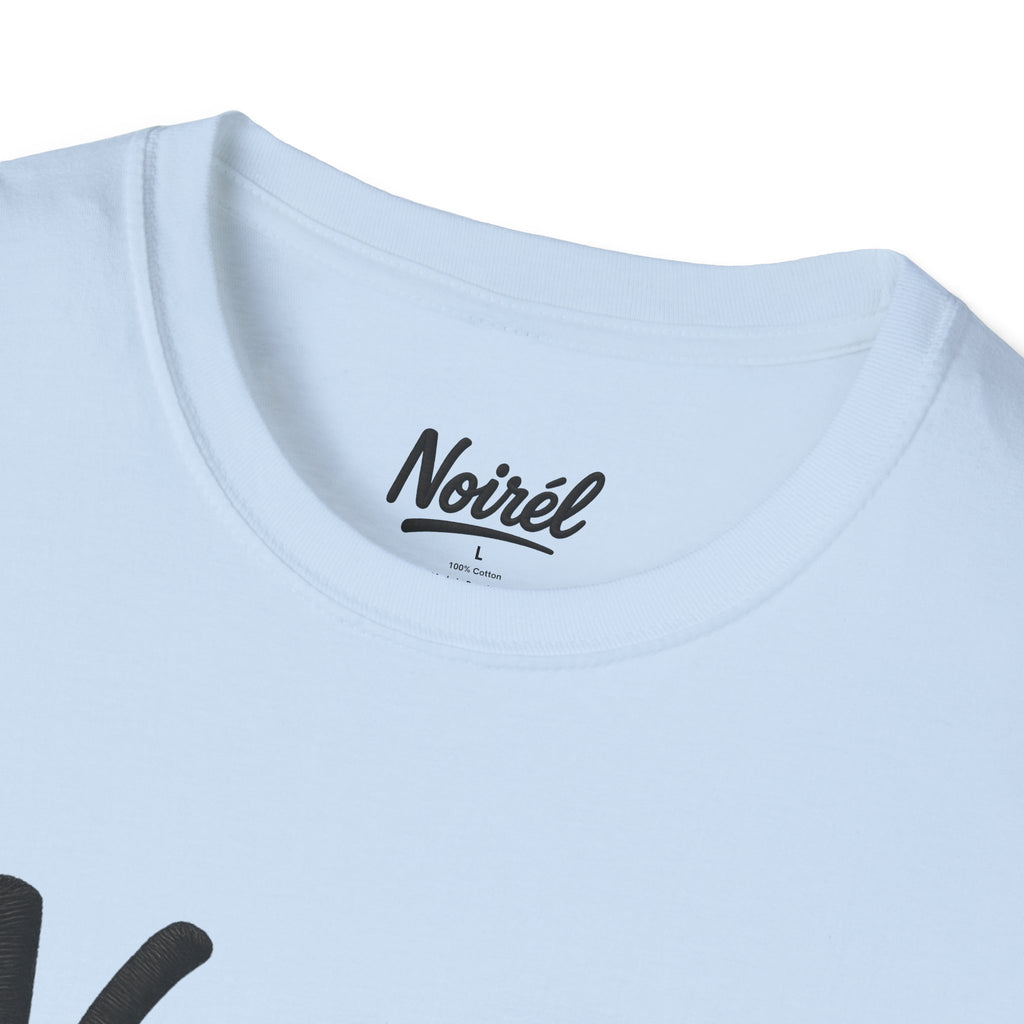 NOIRÉL T-Shirt – Black Script Print