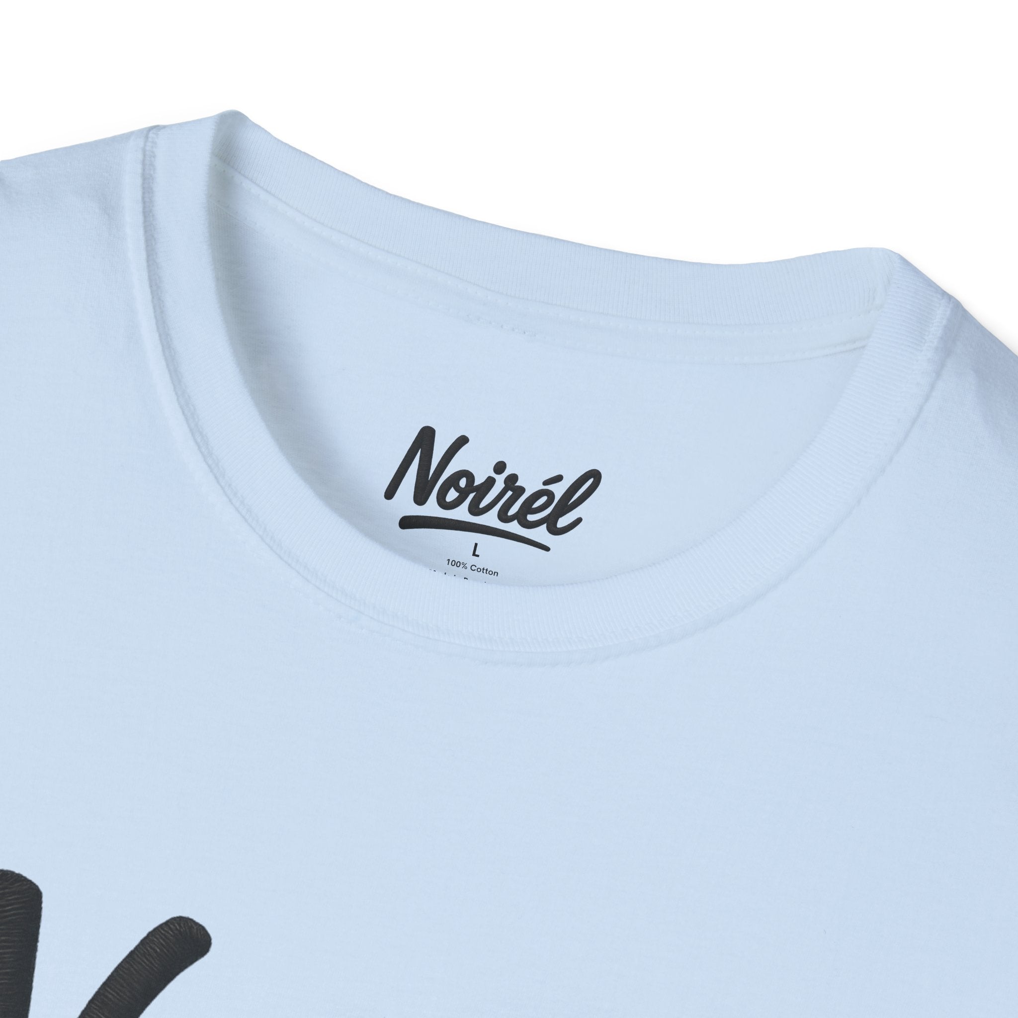 NOIRÉL T-Shirt – Black Script Print