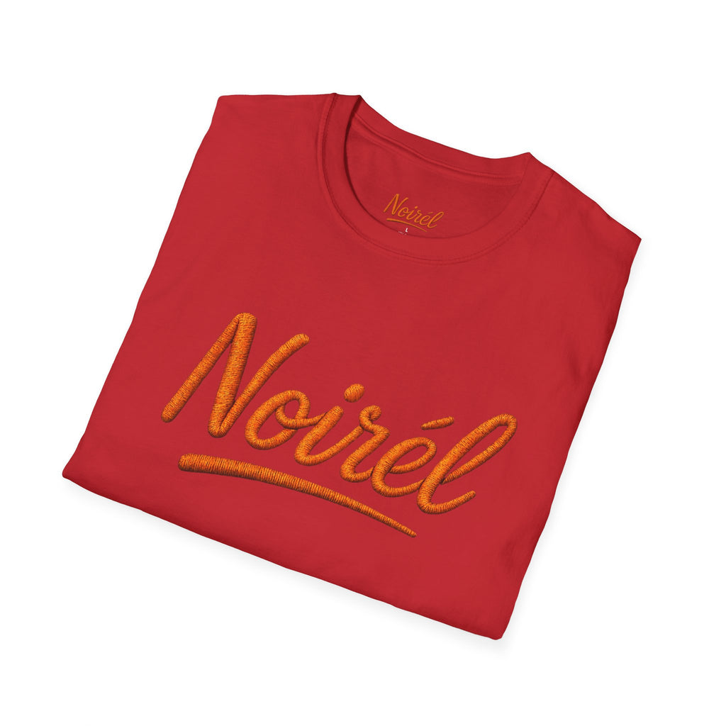 NOIRÉL T-Shirt – Orange Script Print