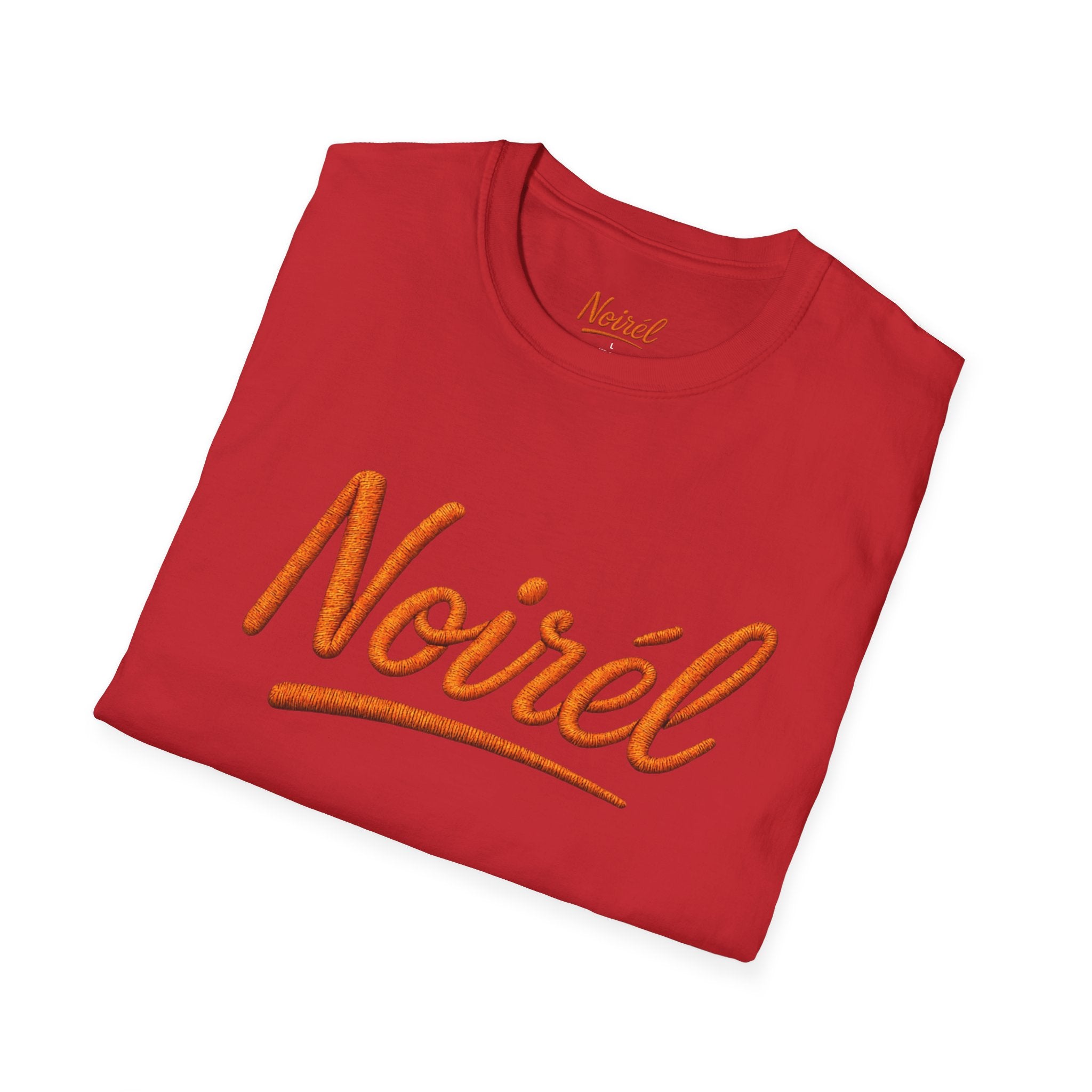 NOIRÉL T-Shirt – Orange Script Print