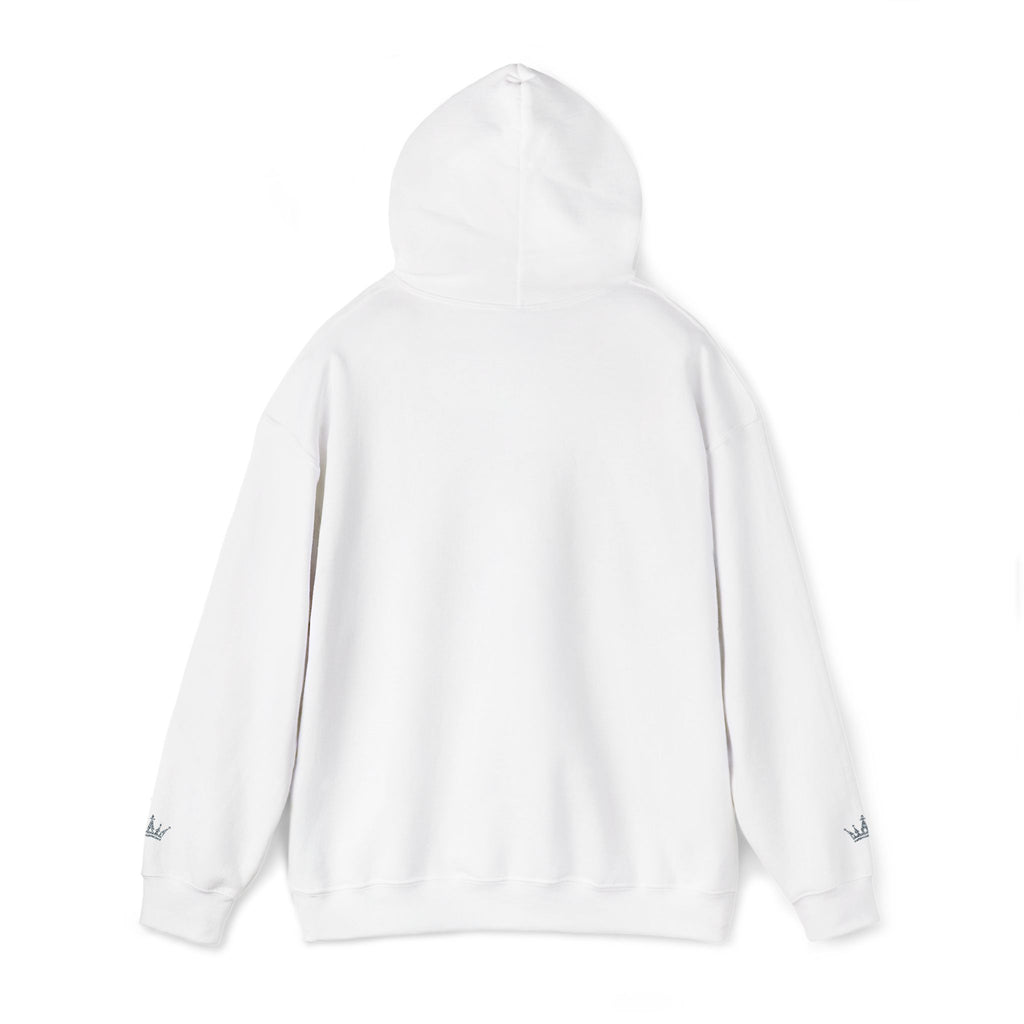 NOIRÉL Script Hoodie – Hellblau gesticktes Logo