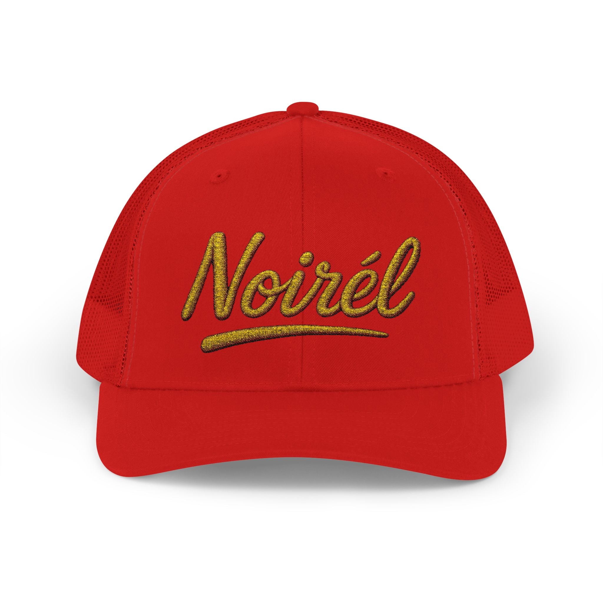 NOIRÉL Snapback – Gold Script Flat Bill Edition
