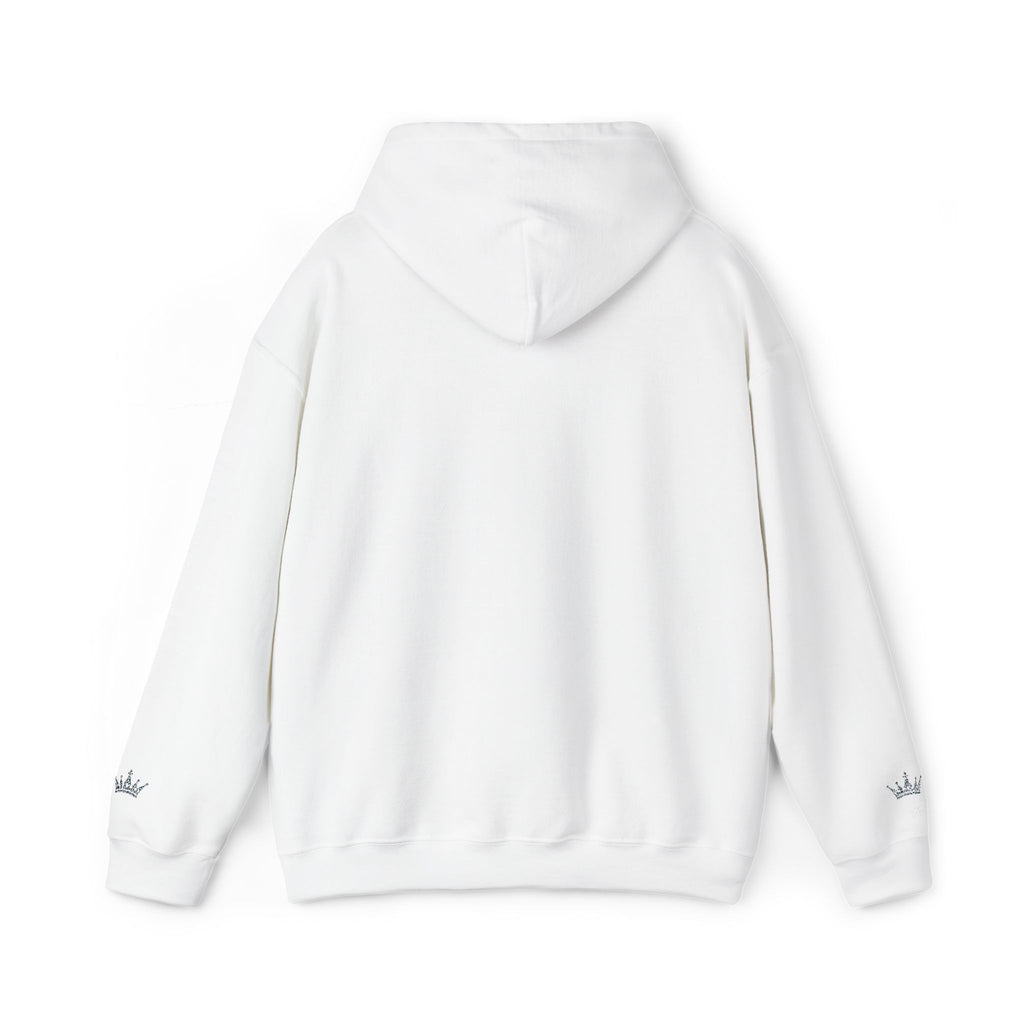NOIRÉL Script Hoodie – Hellblau gesticktes Logo
