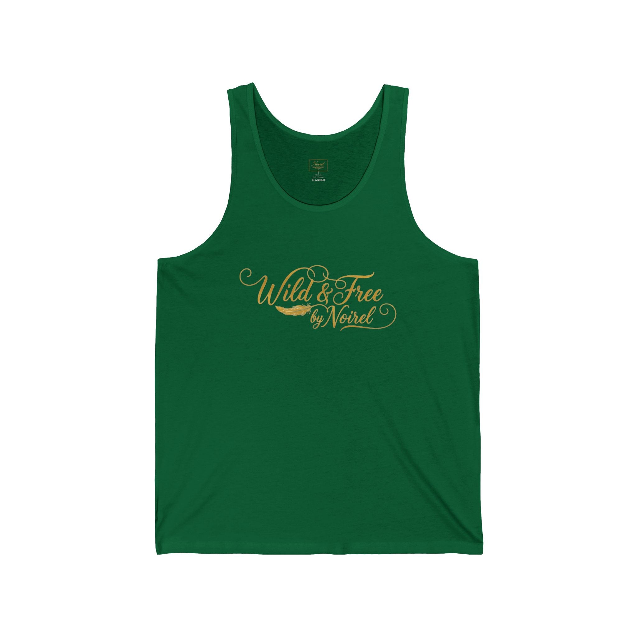 NOIRÉL Tank Top – Wild & Free Gold