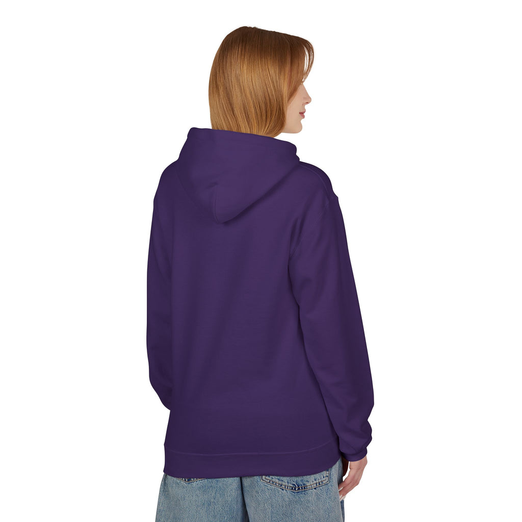 NOIREL Hoodie – white Script Print
