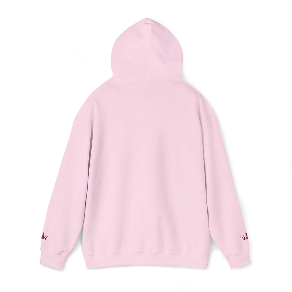 NOIRÉL Script Hoodie – Rot gesticktes Logo