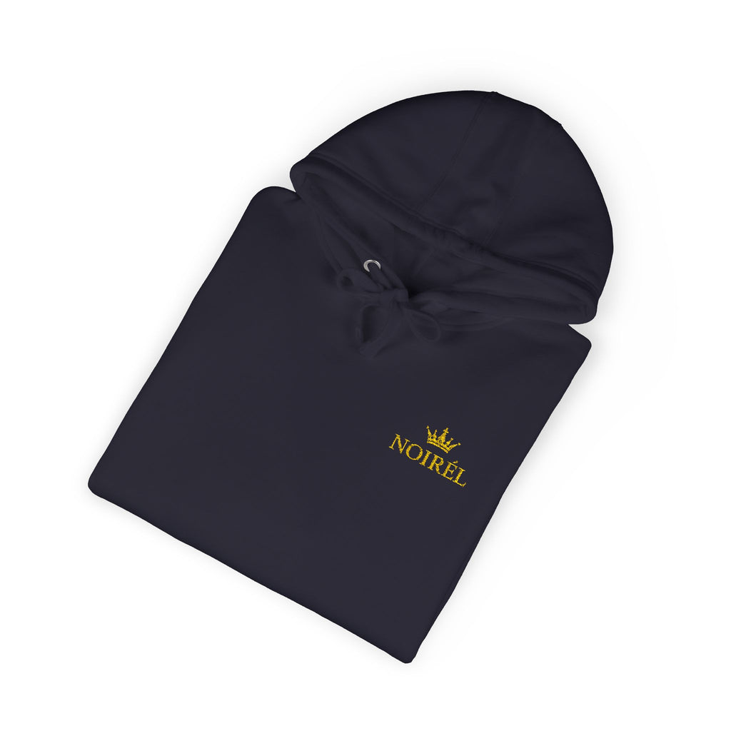 NOIRÉL Crown Royalty Hoodie – Black Fleece mit Gold Crest