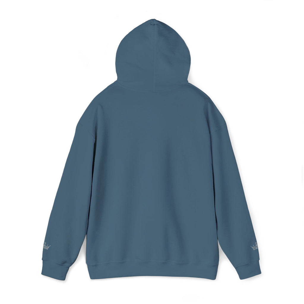 NOIRÉL Script Hoodie – Hellblau gesticktes Logo