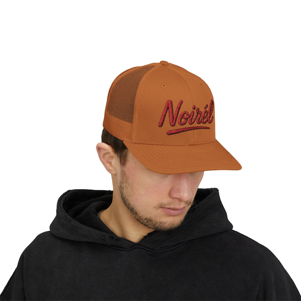 Noirél Embroidered Trucker Cap 