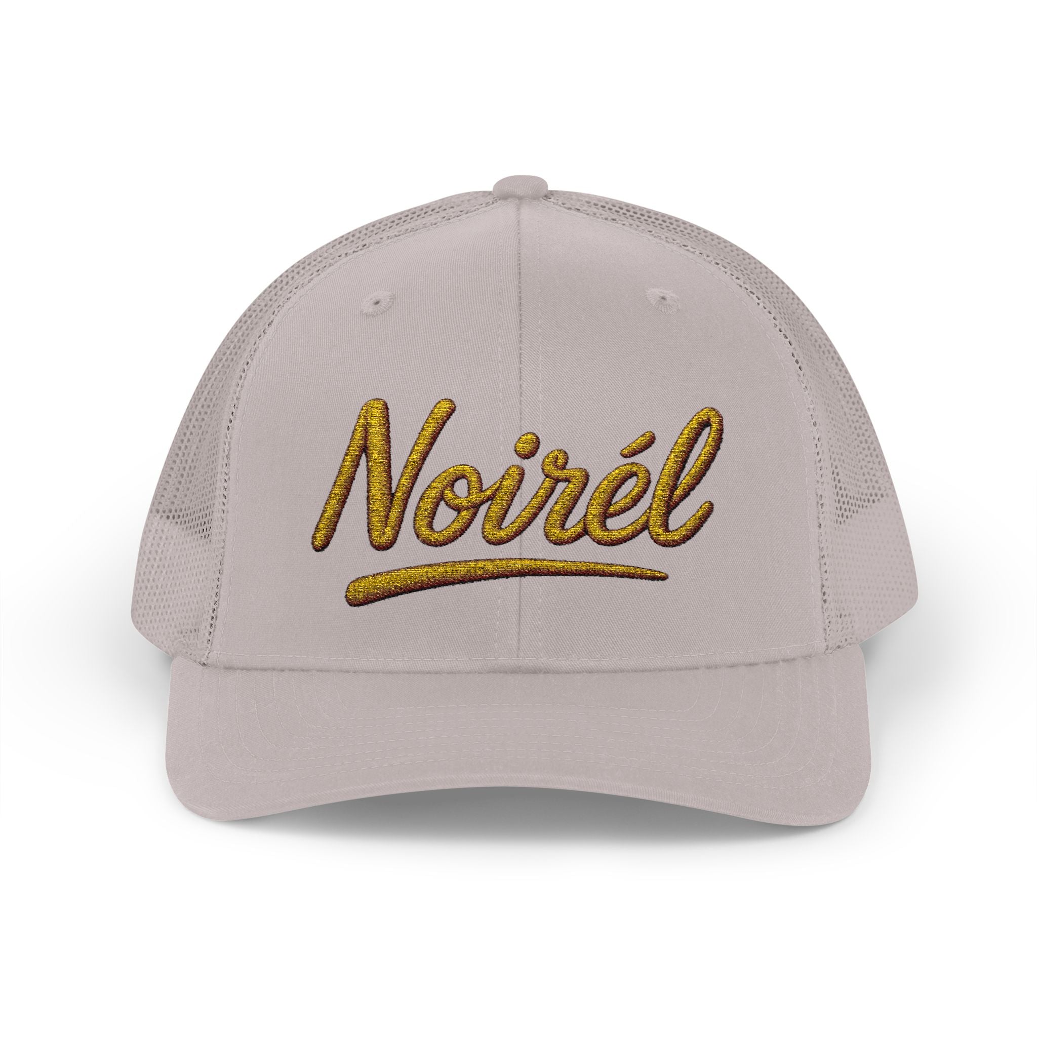 NOIRÉL Snapback – Gold Script Flat Bill Edition