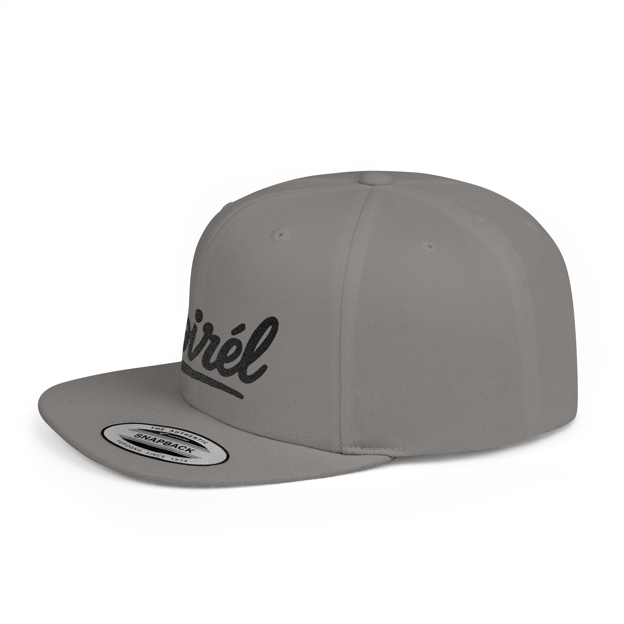 NOIRÉL Snapback – Black Script Flat Bill