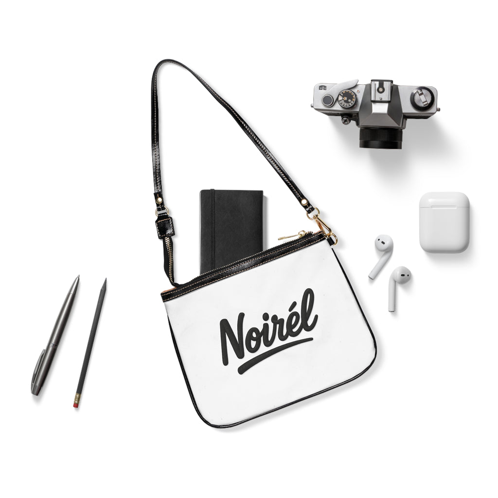 NOIRÉL Shoulder Bag – Schwarz Script Print