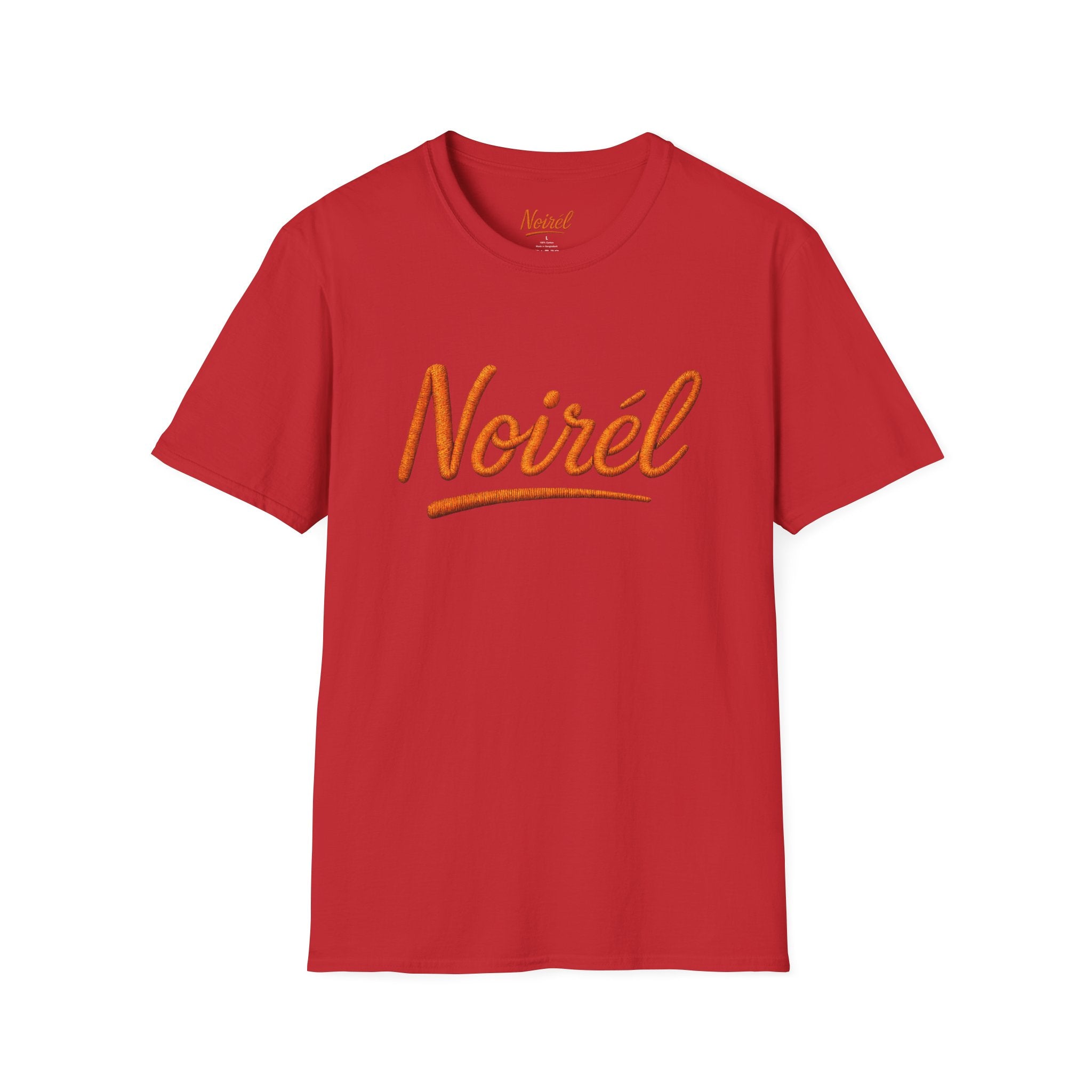 NOIRÉL T-Shirt – Orange Script Print