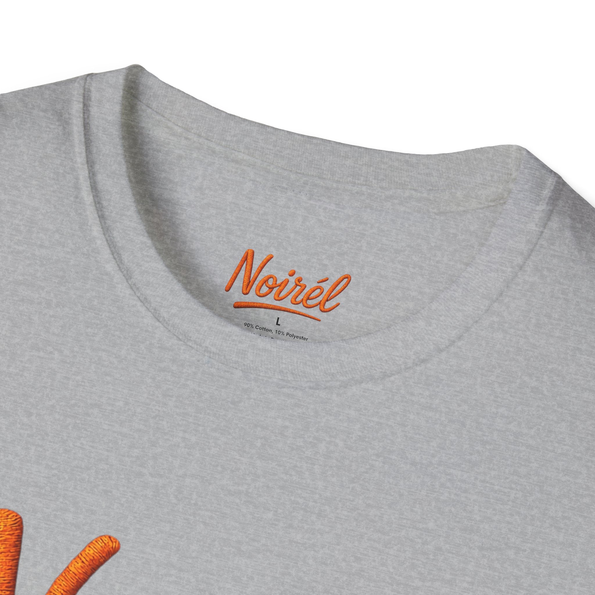 NOIRÉL T-Shirt – Orange Script Print