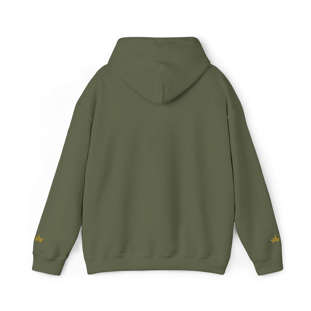 NOIRÉL Script Hoodie – Gold gesticktes Logo