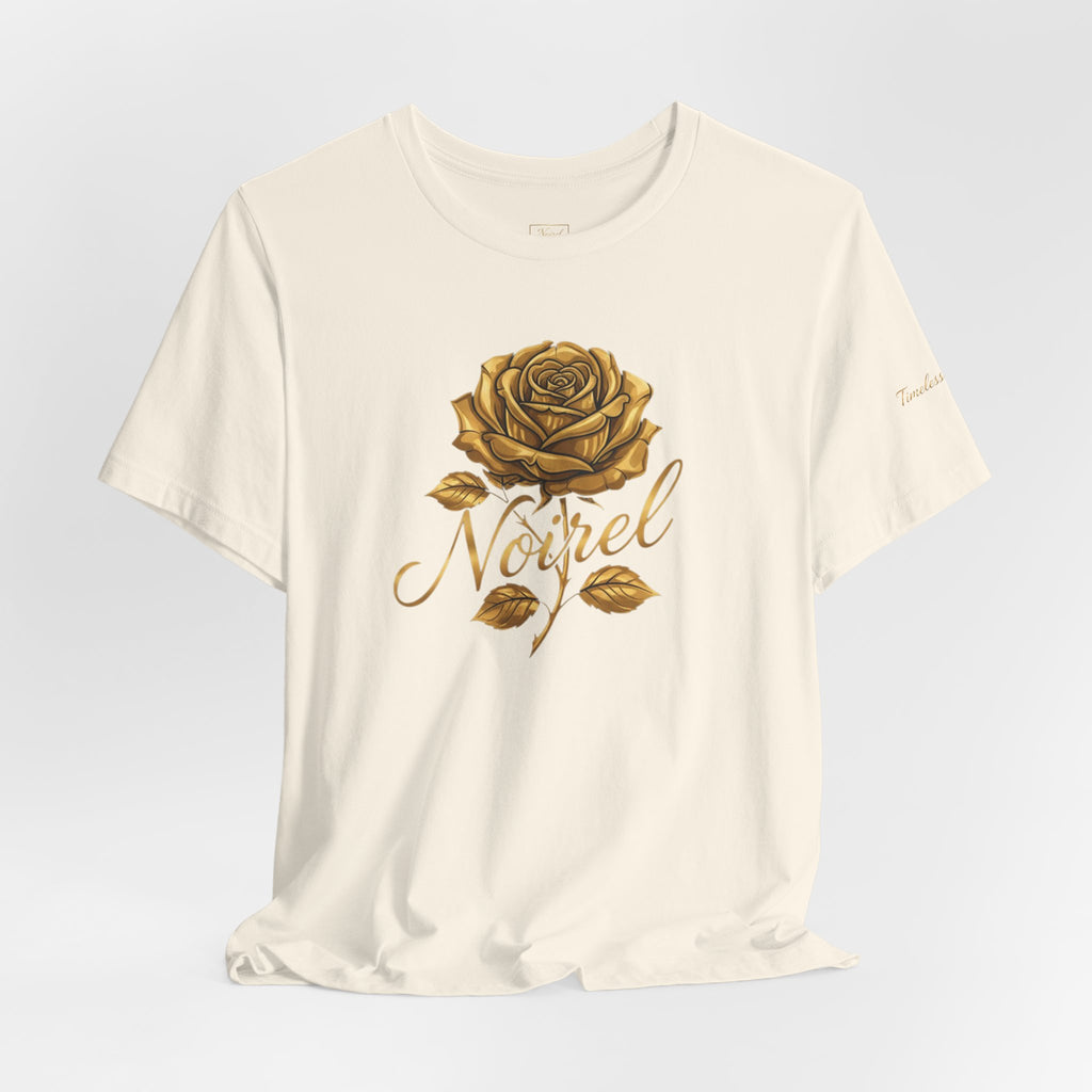 NOIRÉL T-Shirt – Gold Rose Angel