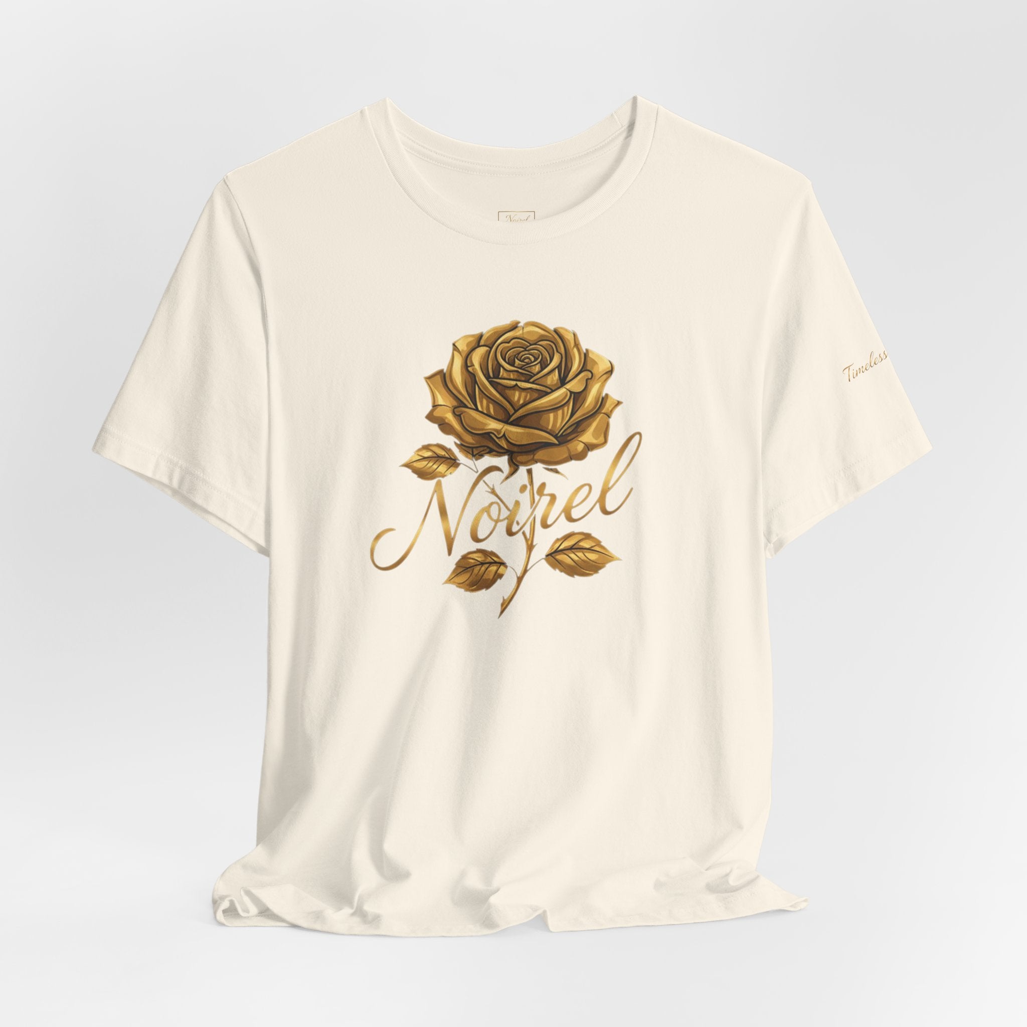 NOIRÉL T-Shirt – Gold Rose Angel