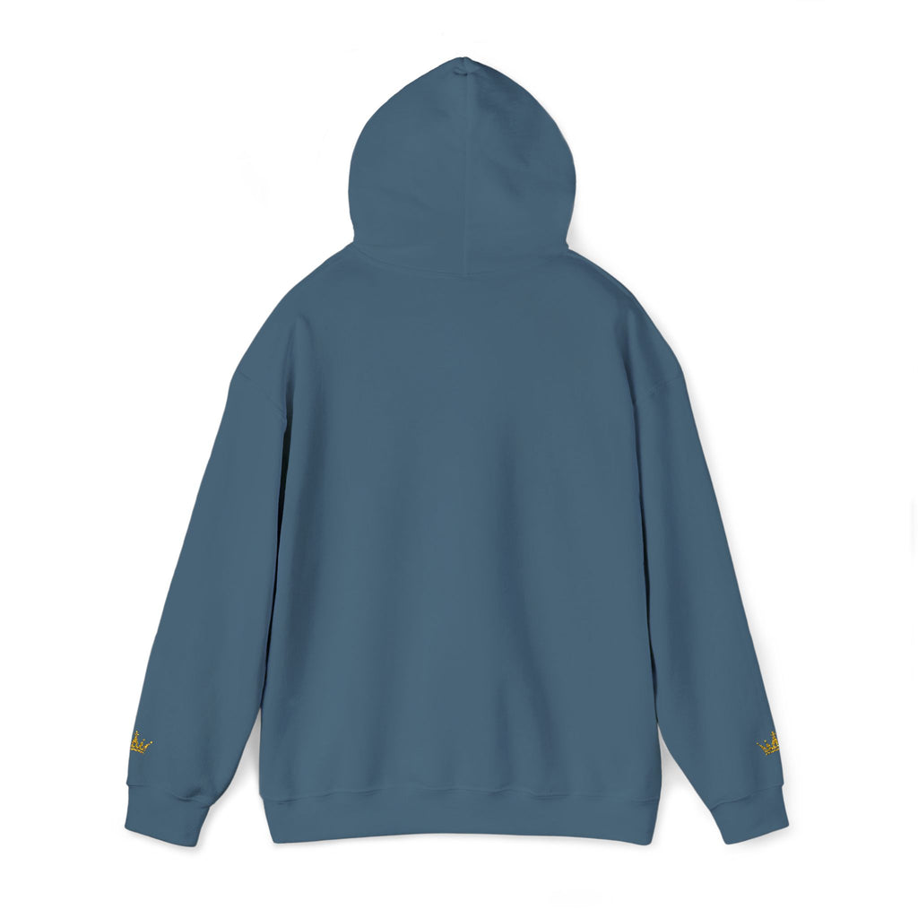 NOIRÉL Script Hoodie – Gold gesticktes Logo