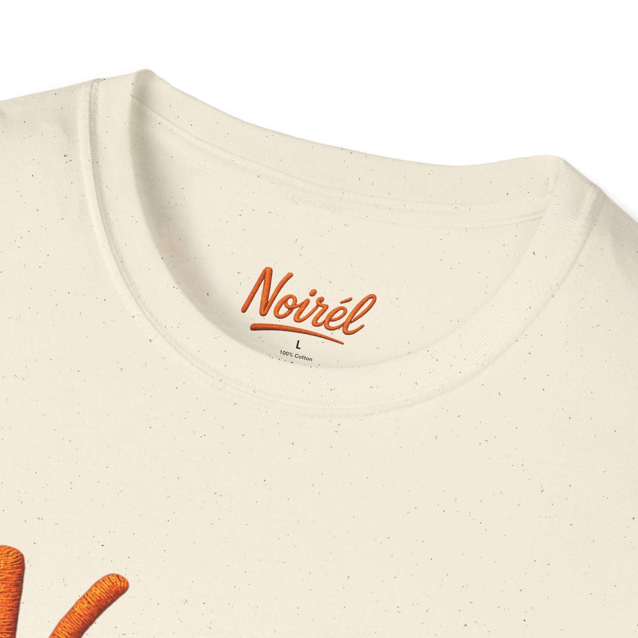 NOIRÉL T-Shirt – Orange Script Print