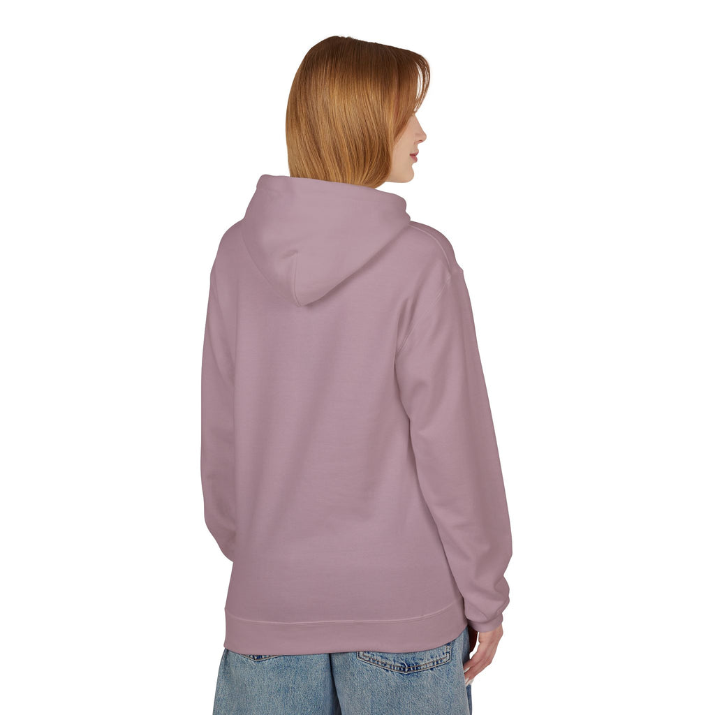 NOIREL Hoodie – white Script Print
