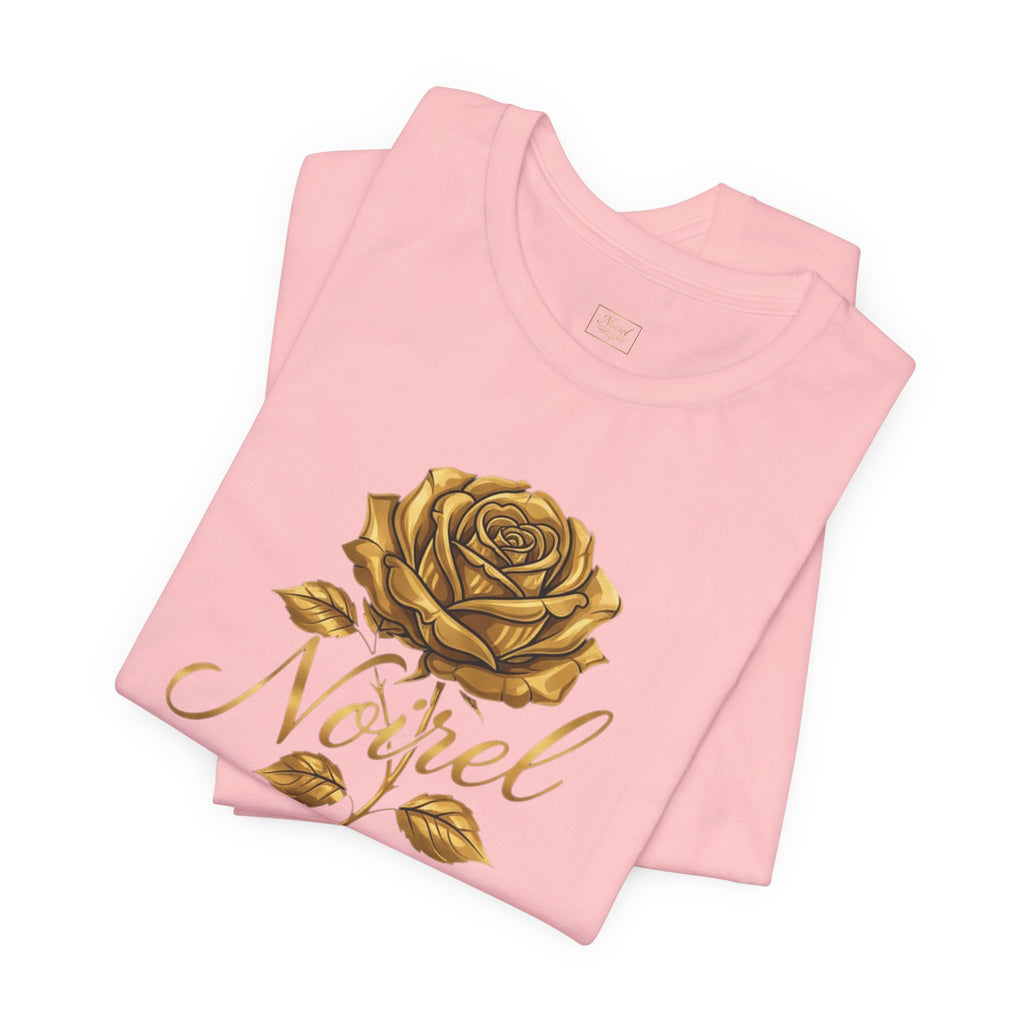 NOIRÉL T-Shirt – Gold Rose Angel