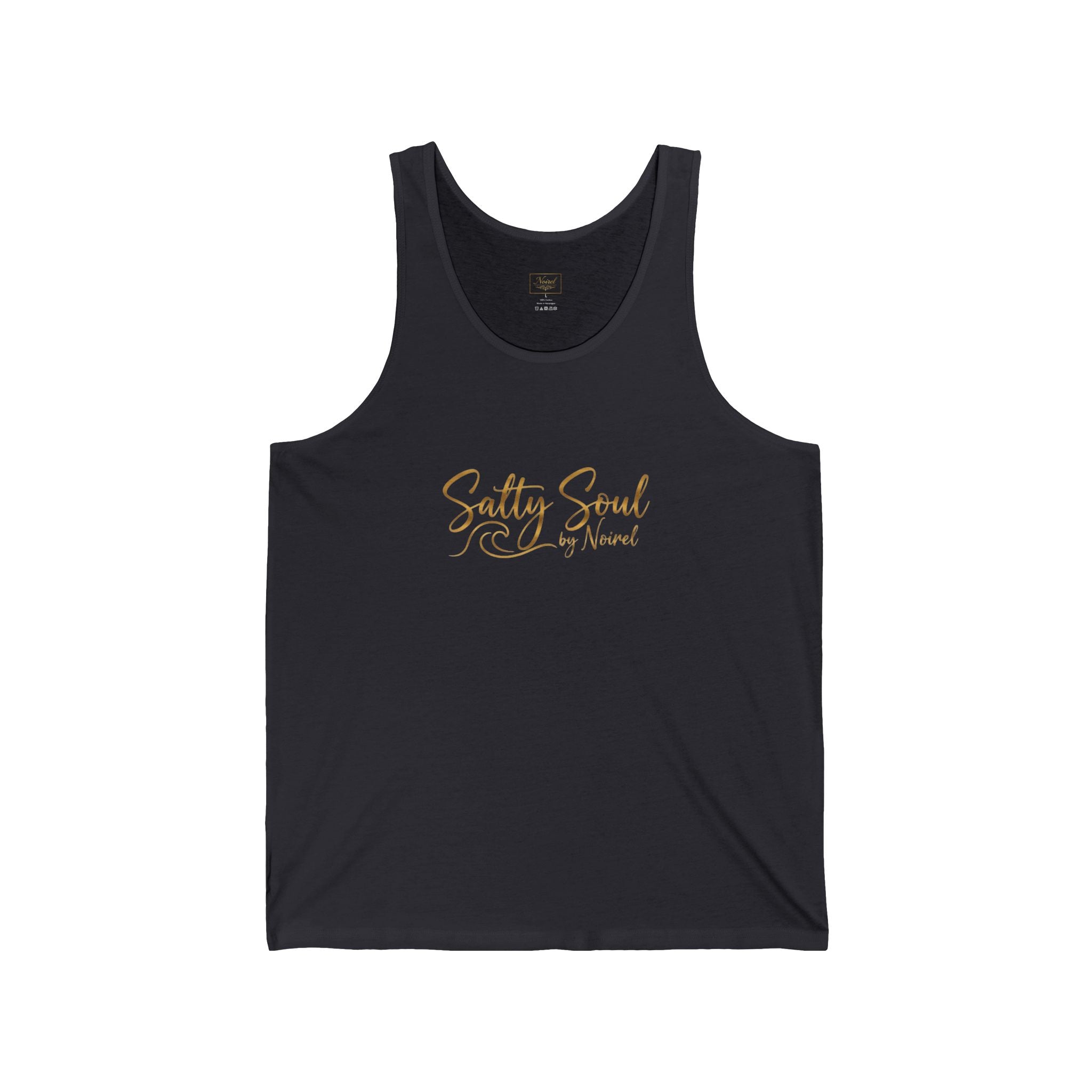 Salty Soul Tank Top — Beachy Script Summer Tank