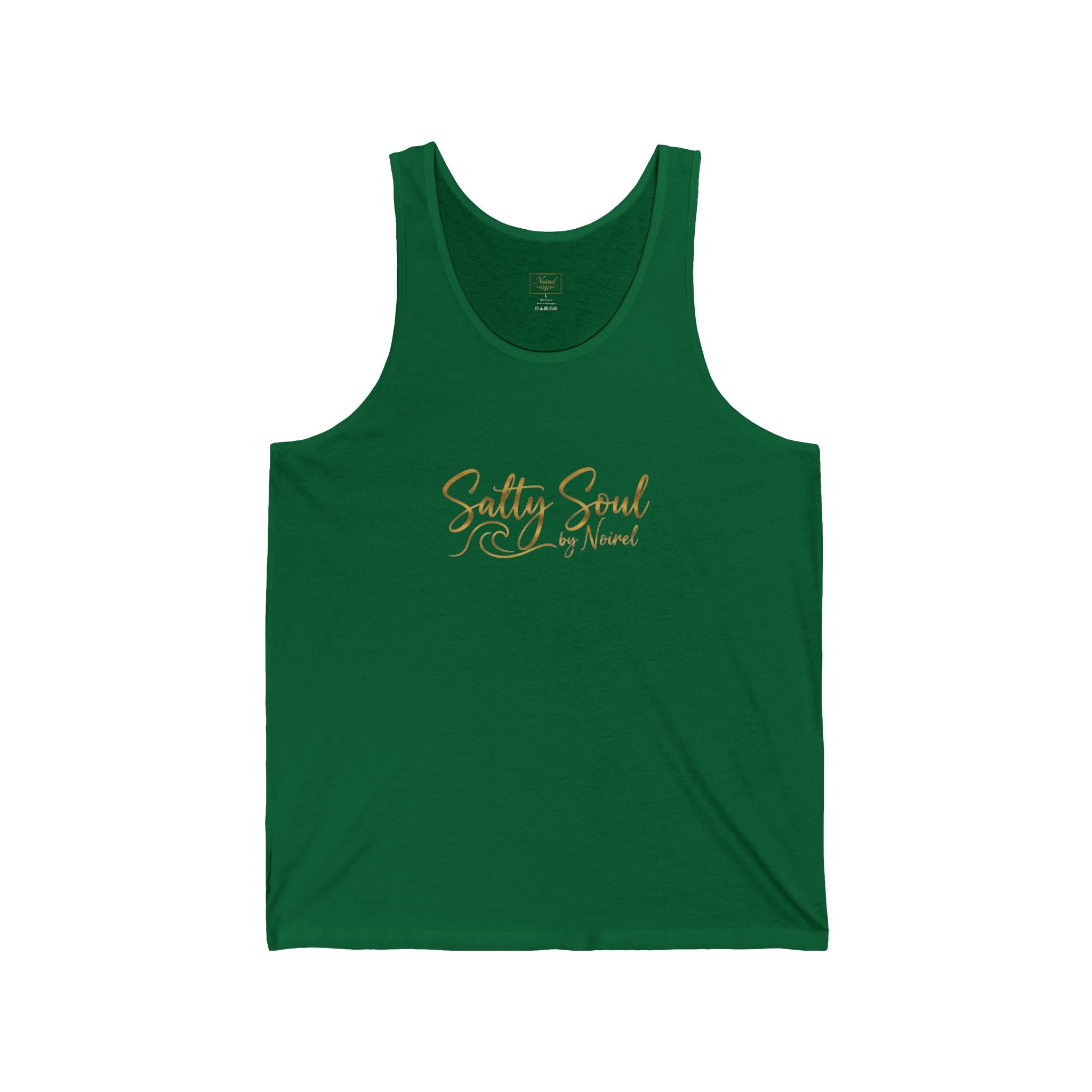 Salty Soul Tank Top — Beachy Script Summer Tank