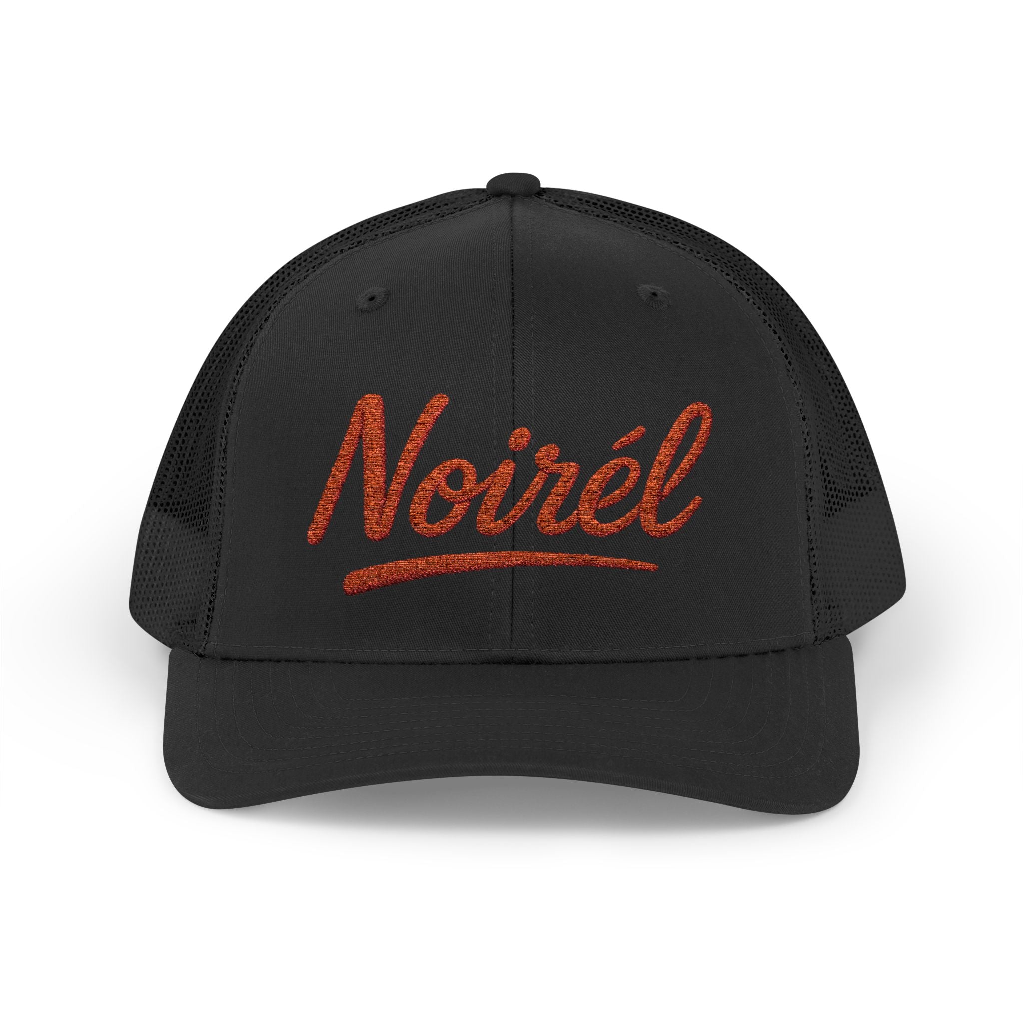 Noirél Glitter Script Trucker Cap