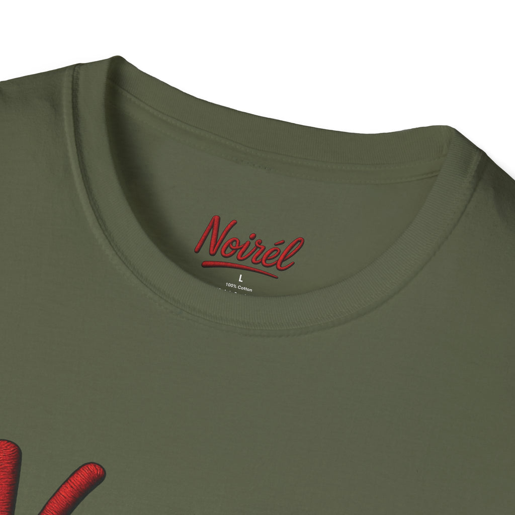 NOIRÉL T-Shirt – Red Script Print