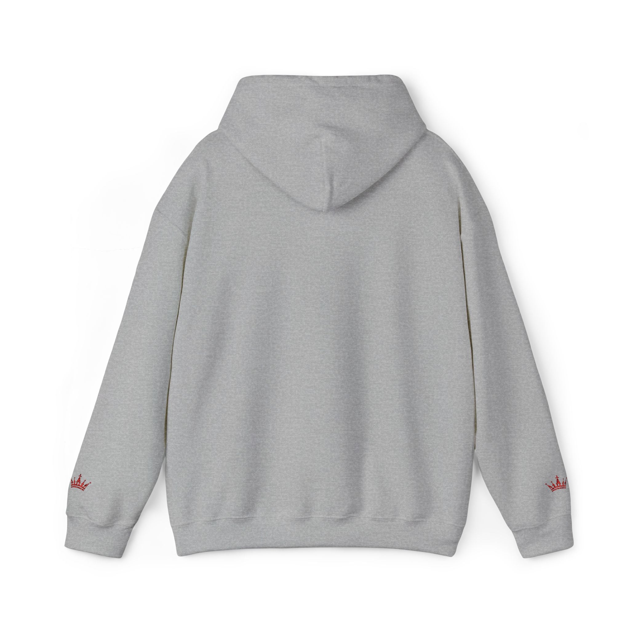 NOIRÉL Script Hoodie – Rot gesticktes Logo