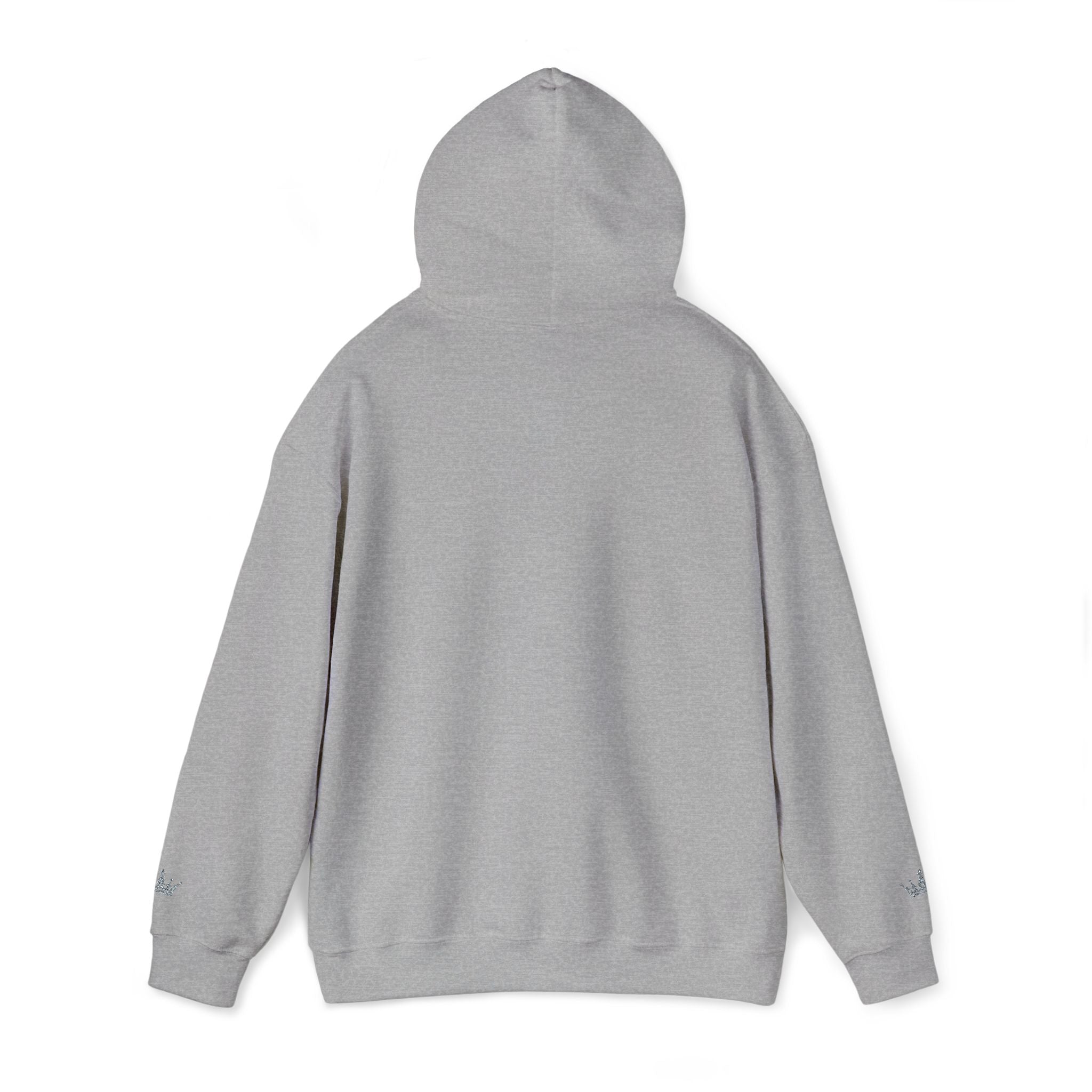 NOIRÉL Script Hoodie – Hellblau gesticktes Logo
