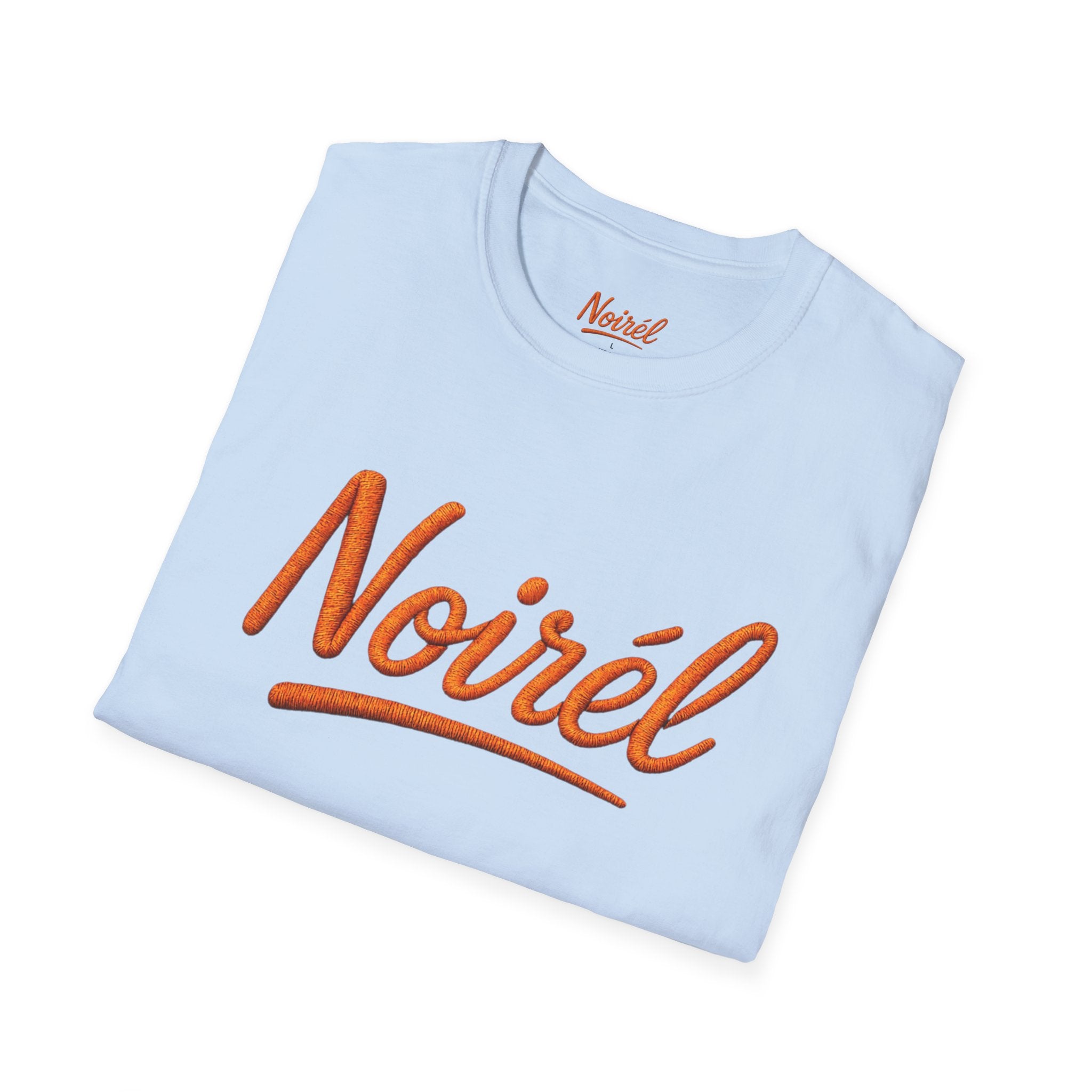 NOIRÉL T-Shirt – Orange Script Print