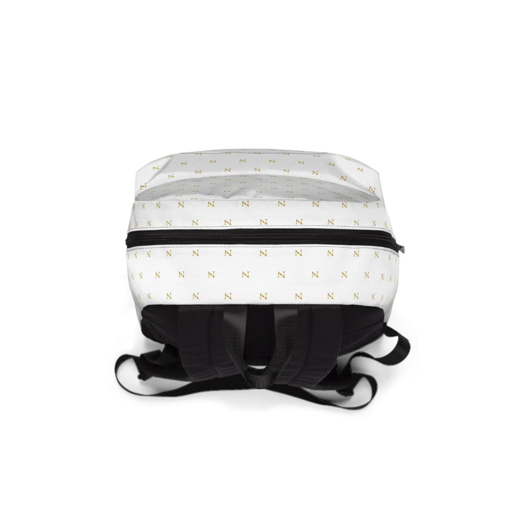 NOIRÉL Backpack – White Gold Luxe