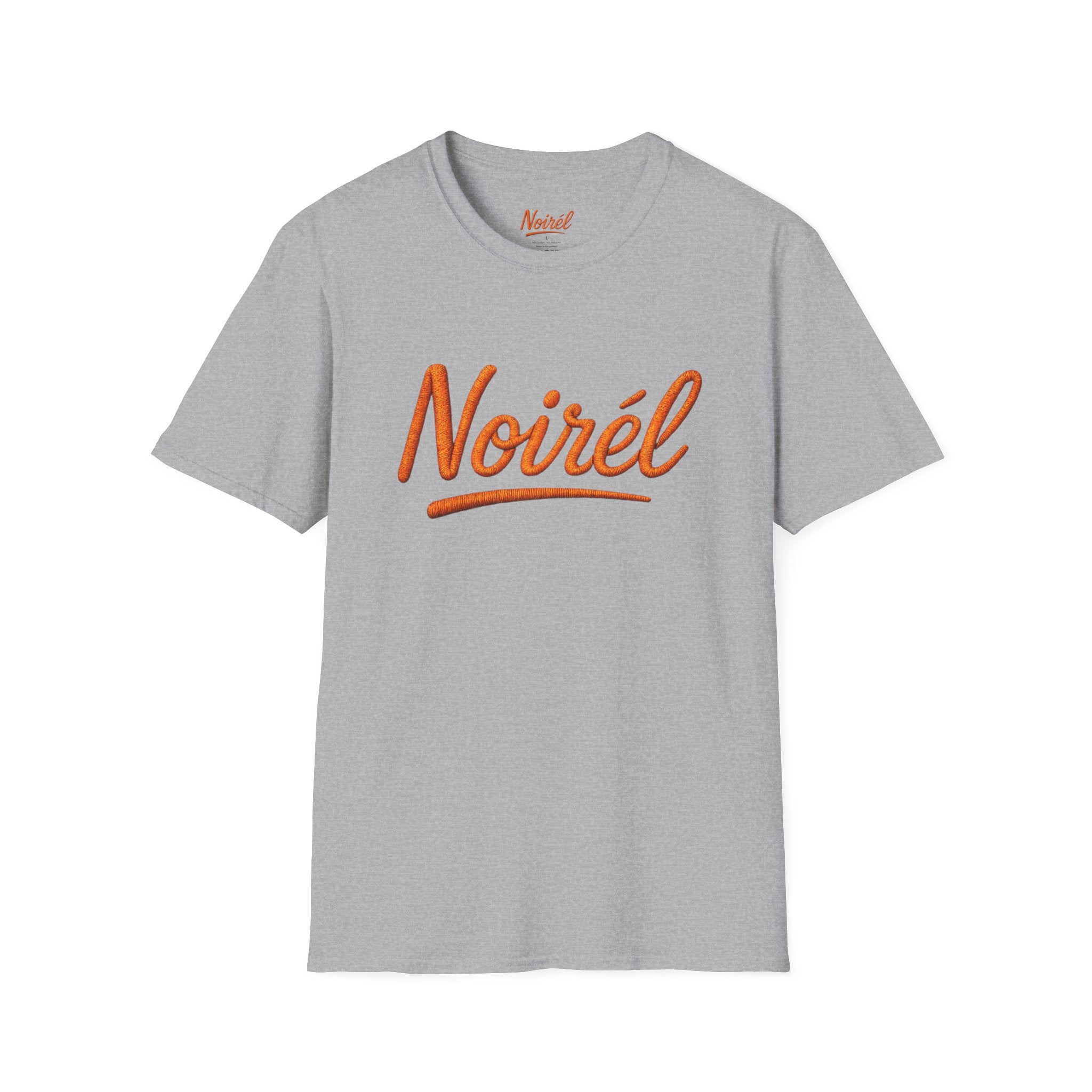 NOIRÉL T-Shirt – Orange Script Print