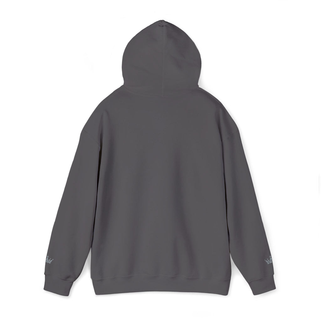 NOIRÉL Script Hoodie – Hellblau gesticktes Logo