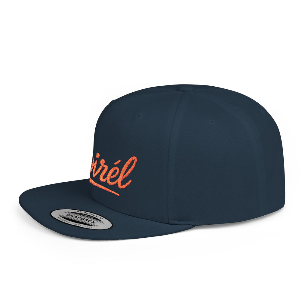 Snapback Hat — Noirél Embroidered Flat Bill Cap 