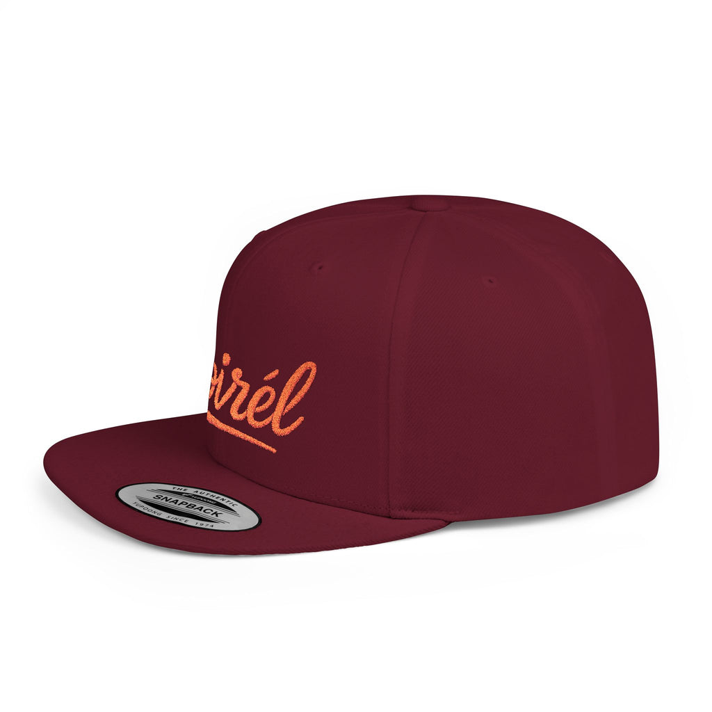 Snapback Hat — Noirél Embroidered Flat Bill Cap 