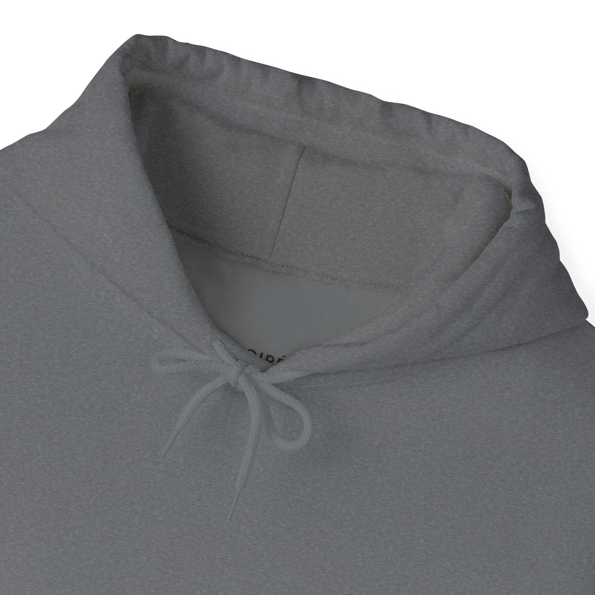 NOIRÉL Script Hoodie – Schwarz gesticktes Logo