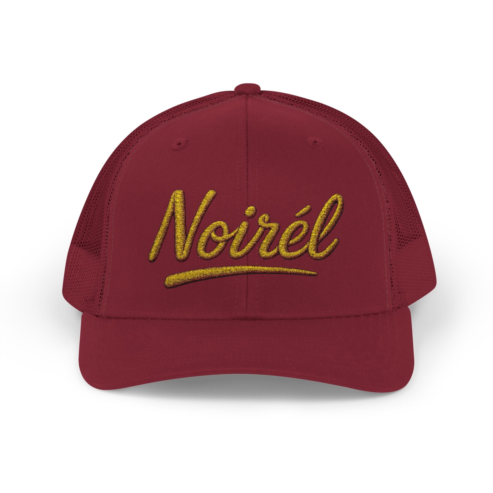 NOIRÉL Snapback – Gold Script Flat Bill Edition