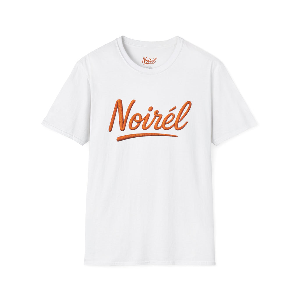 NOIRÉL T-Shirt – Orange Script Print