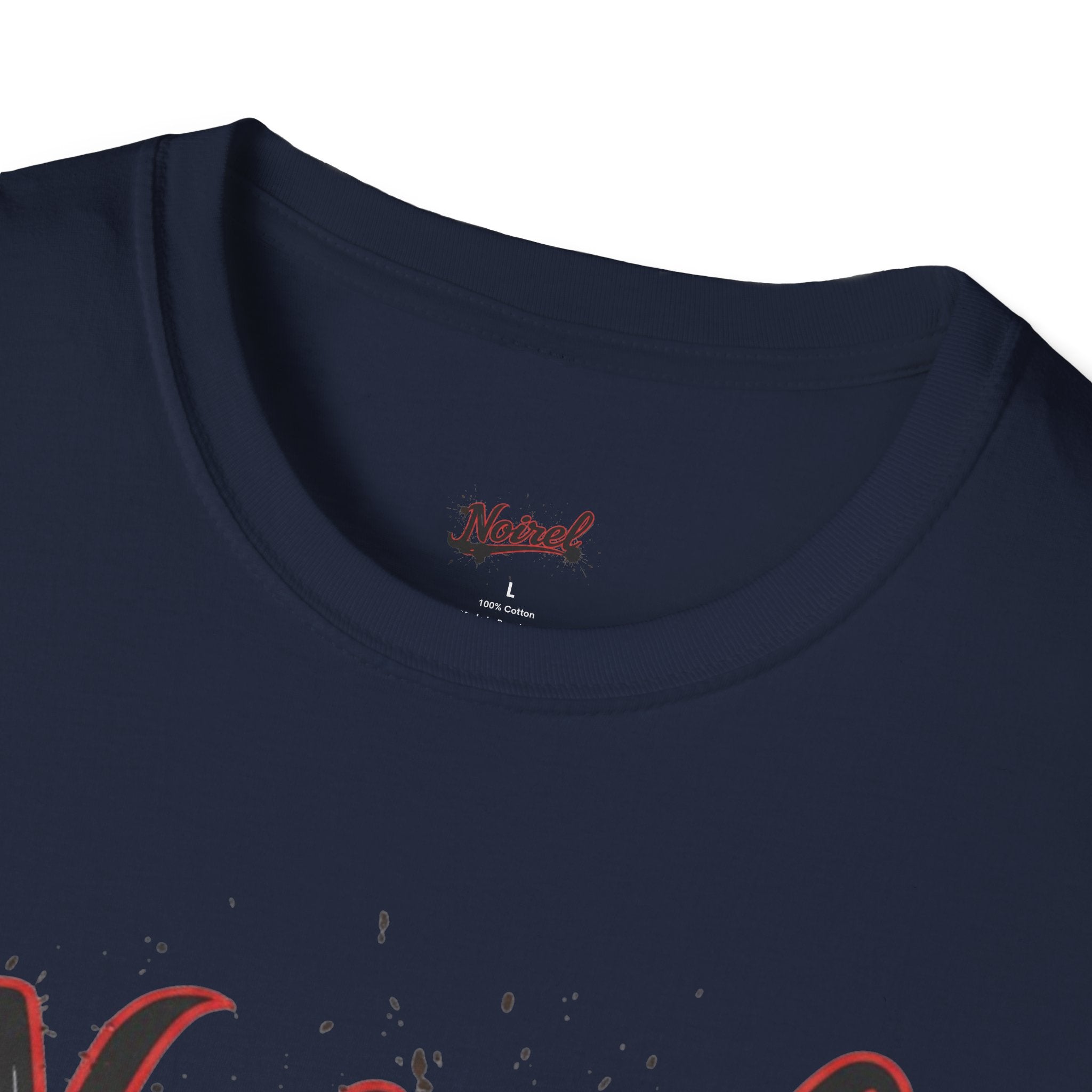 Noirel Script T-Shirt – Retro Brush Logo Tee