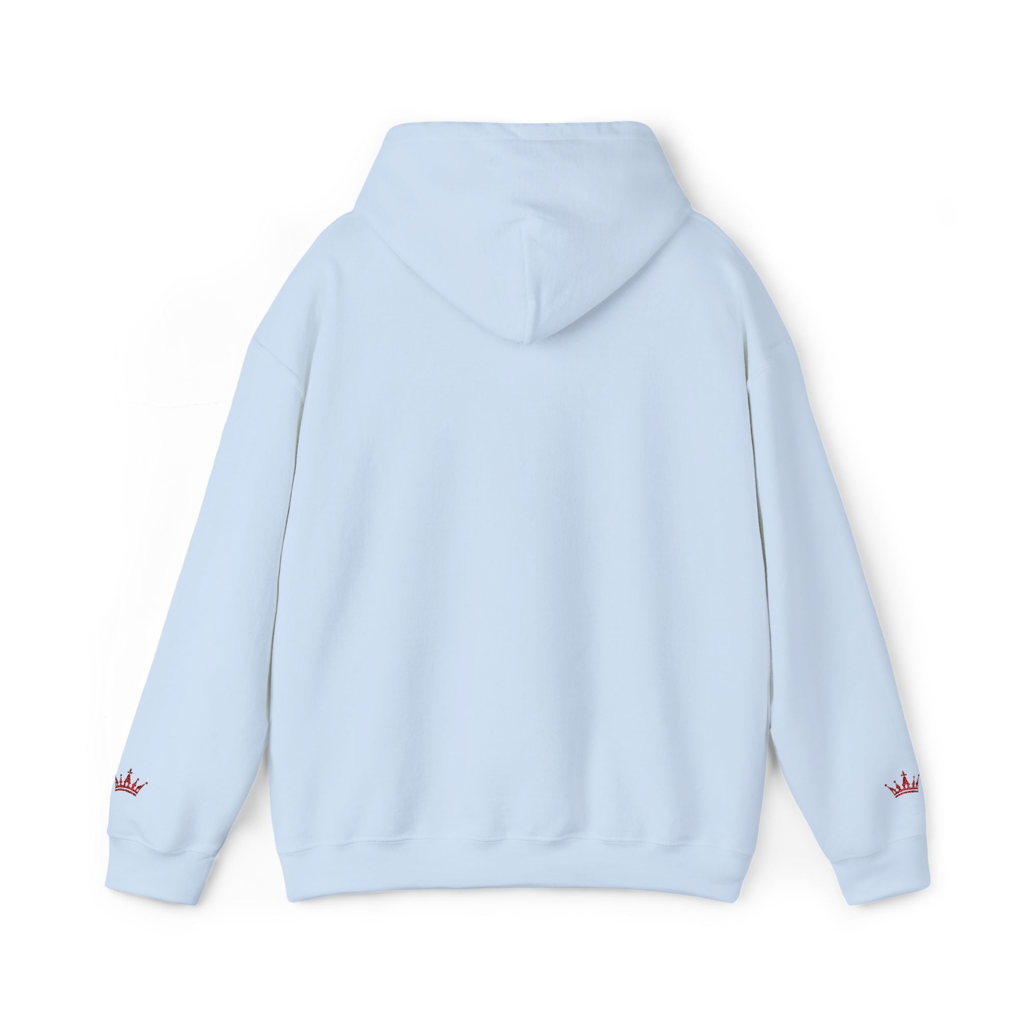NOIRÉL Script Hoodie – Rot gesticktes Logo