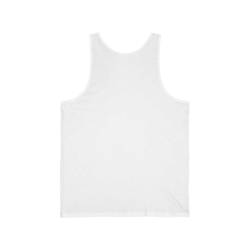Golden Hour by Neverl Tank Top — Elegant Script Floral Logo Jersey Tank