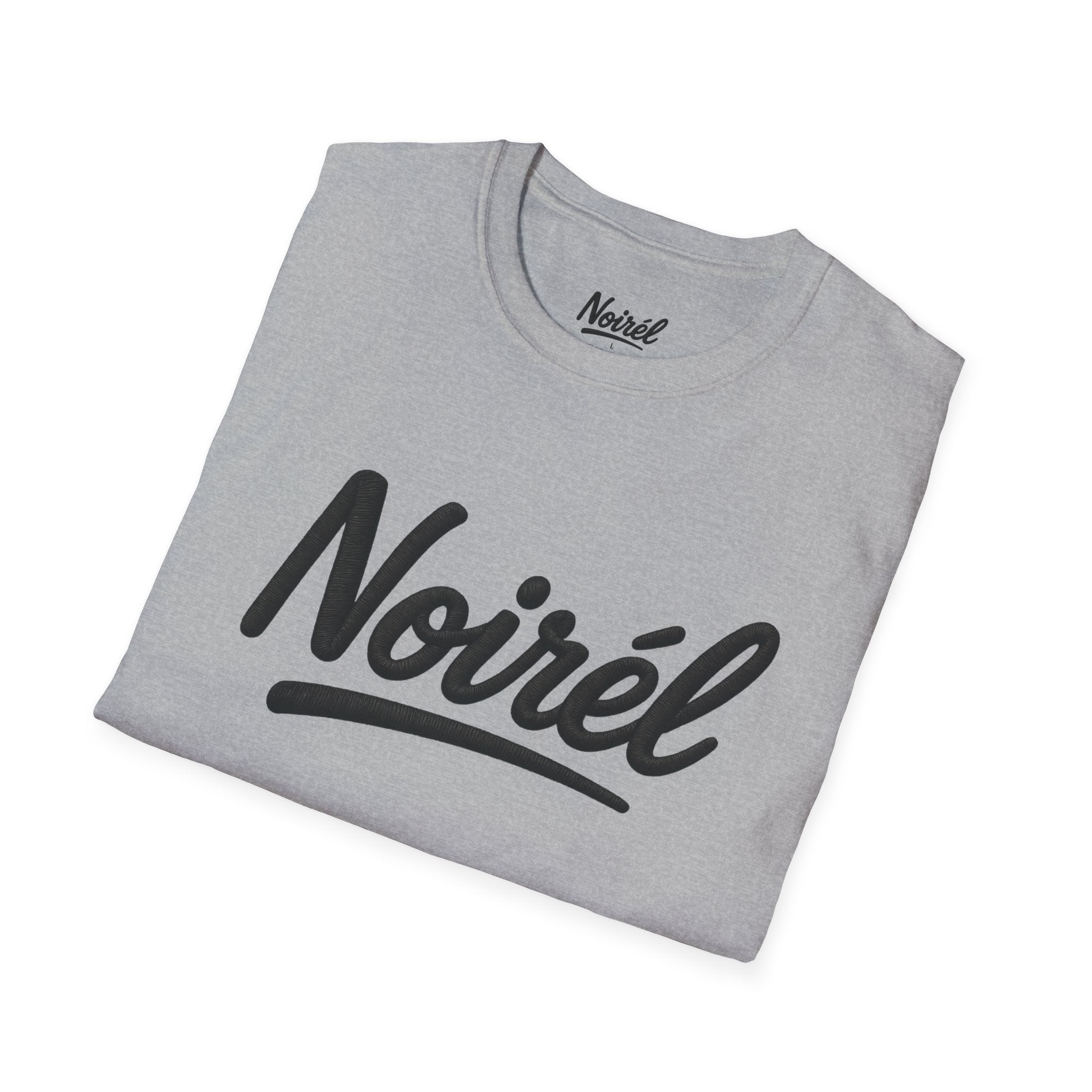 NOIRÉL T-Shirt – Black Script Print