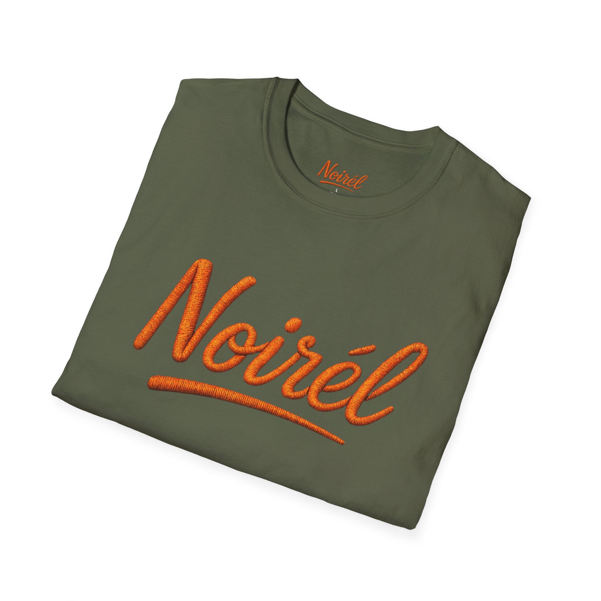 NOIRÉL T-Shirt – Orange Script Print