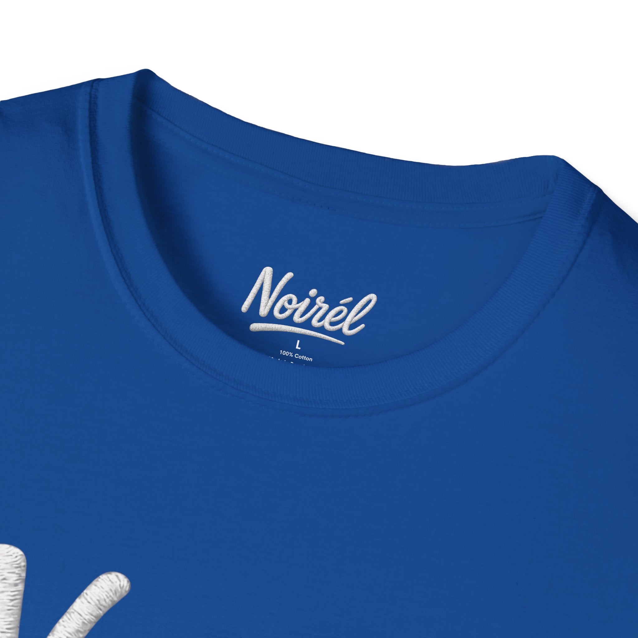 NOIRÉL T-Shirt – White Script Print