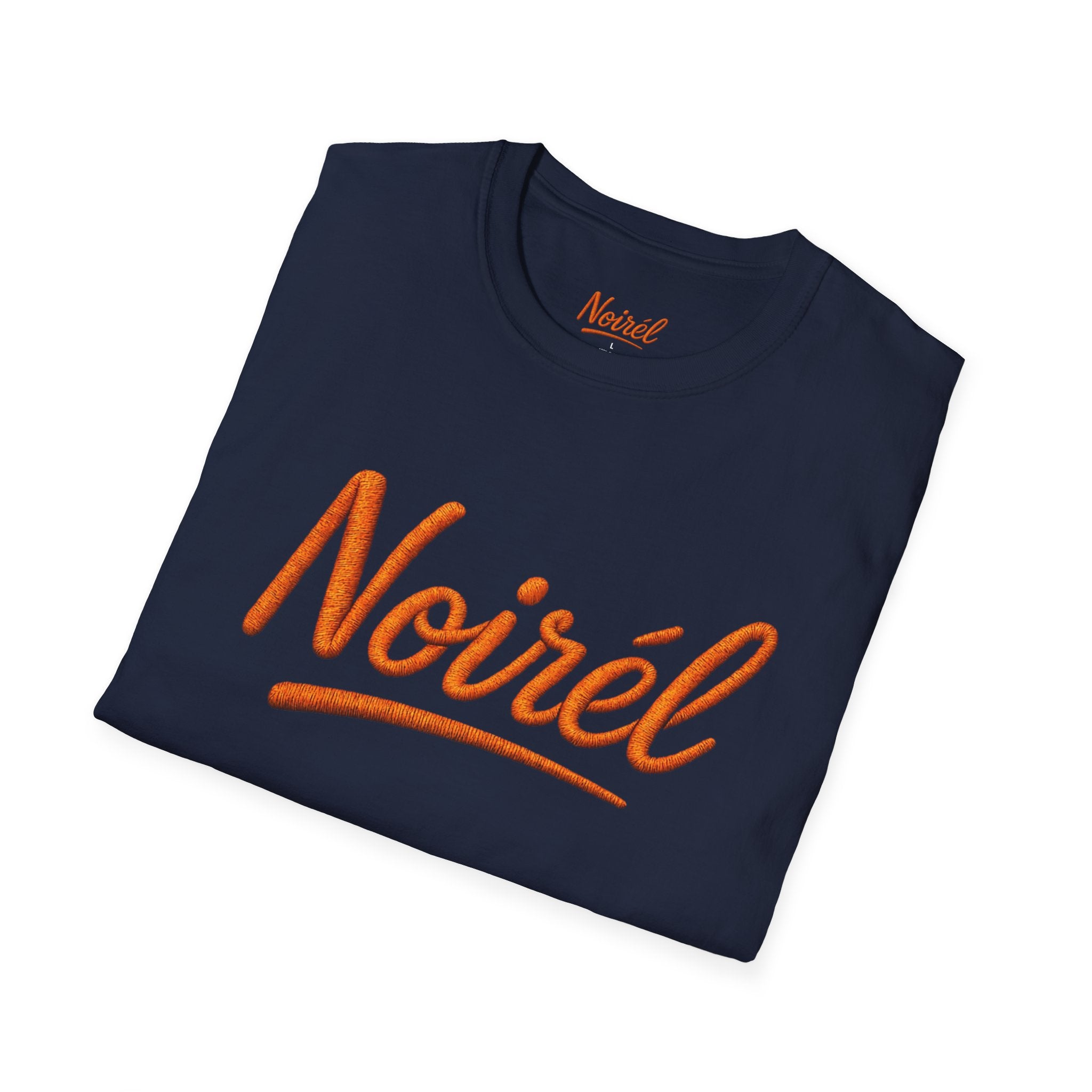 NOIRÉL T-Shirt – Orange Script Print