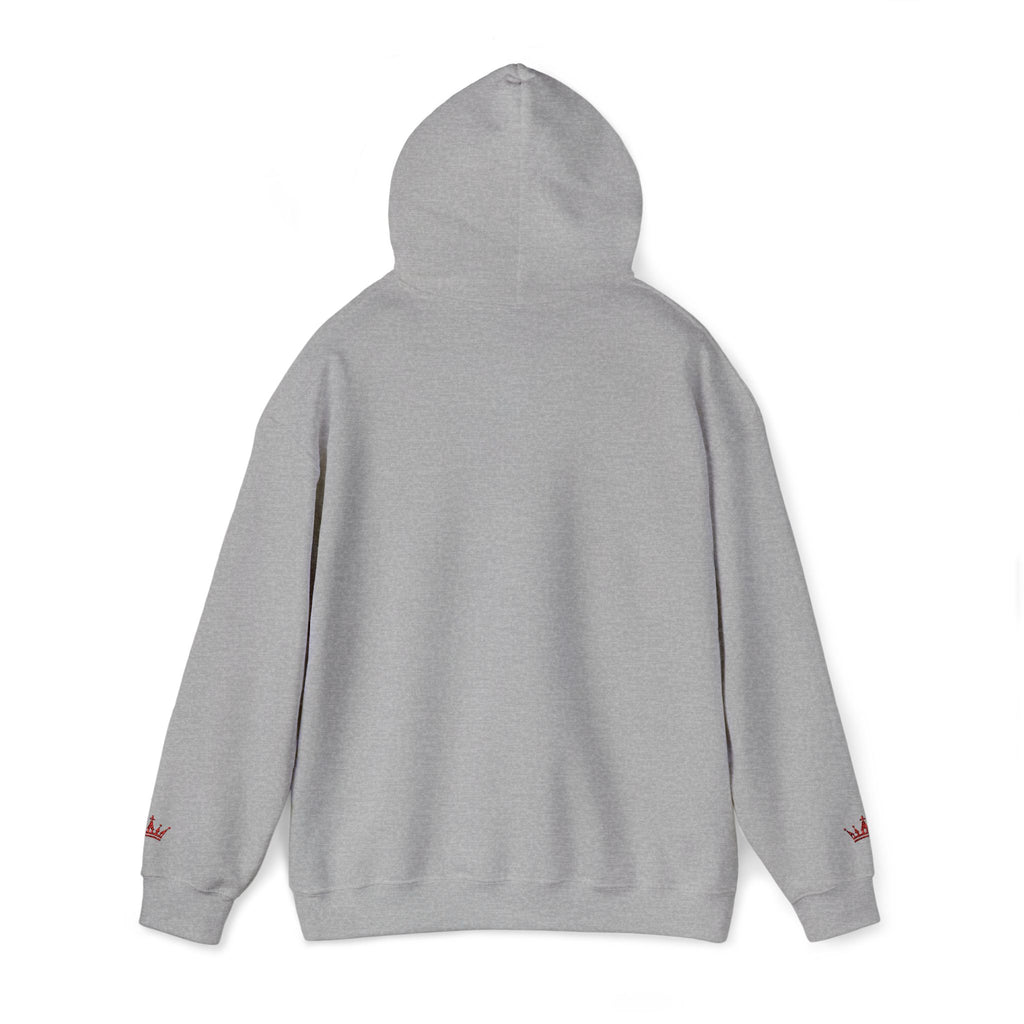 NOIRÉL Script Hoodie – Rot gesticktes Logo