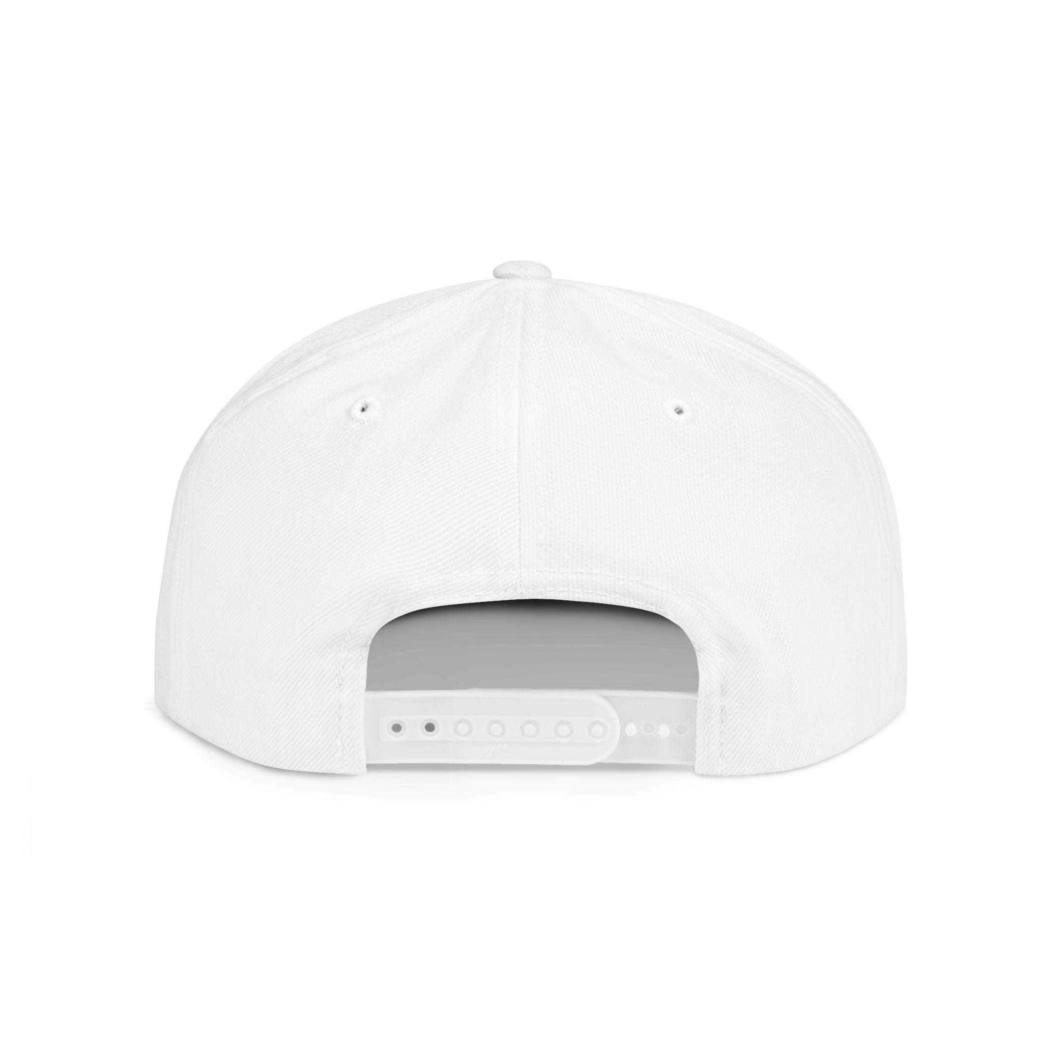 Snapback Hat — 'Noirél' Script Flat Bill Cap, Casual Streetwear Hat