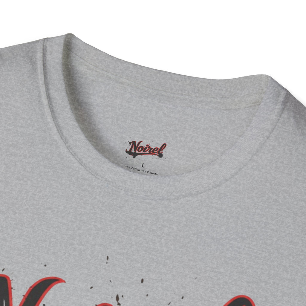 Noirel Script T-Shirt – Retro Brush Logo Tee
